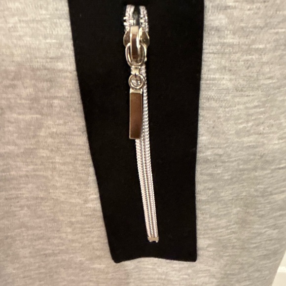 Nimoco Gray and Black women’s XLarge Zip-Up Dress NWT - Picture 5 of 7